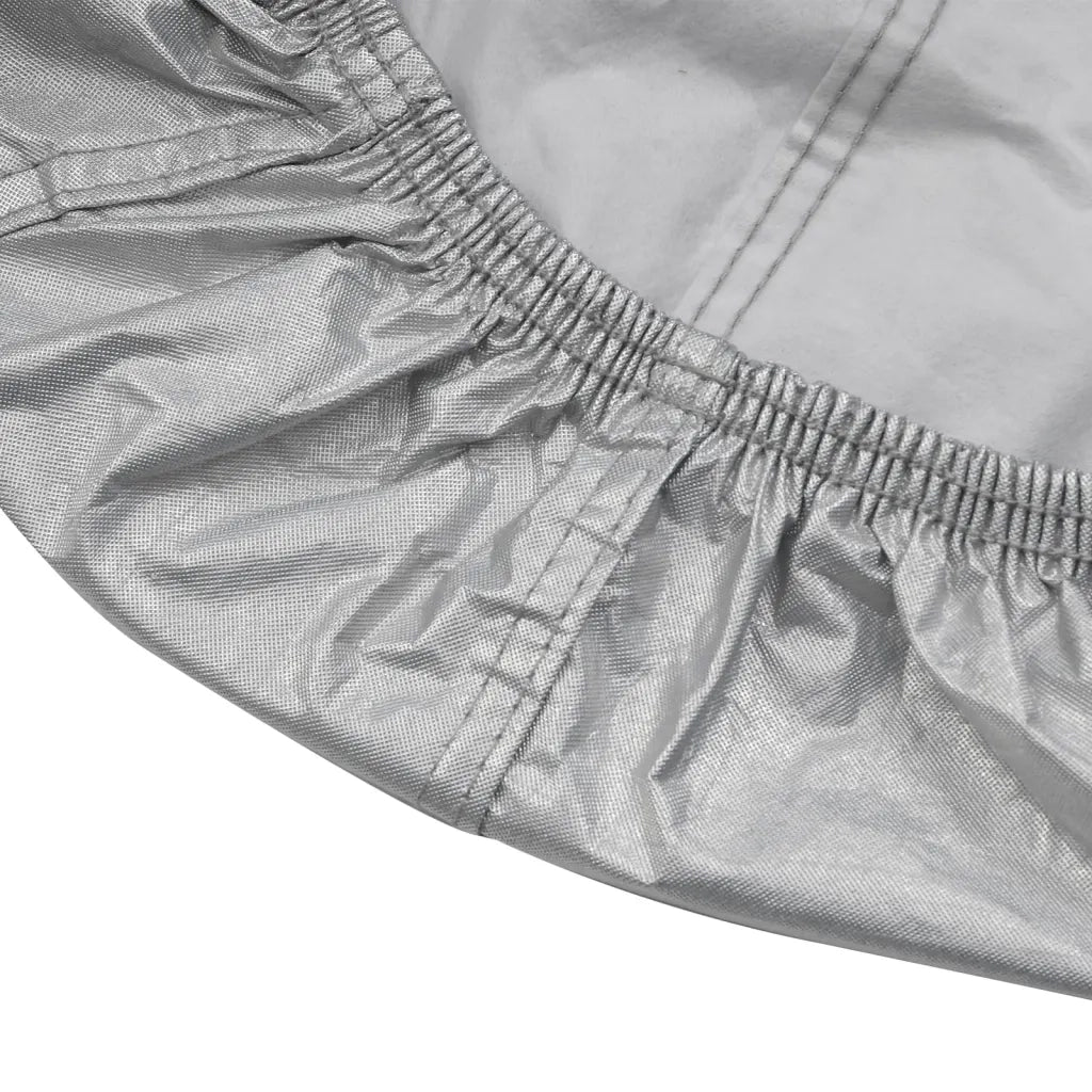 Mezza Copertura Auto con Ganci Argento L PEVA CFW1618565