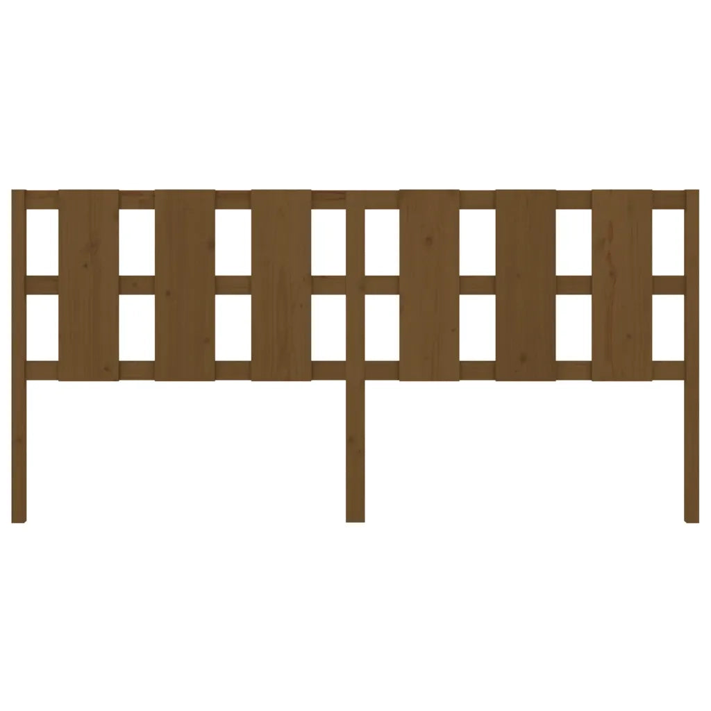 Testiera per Letto ambra 205,5x4x100 cm Legno Massello di Pino