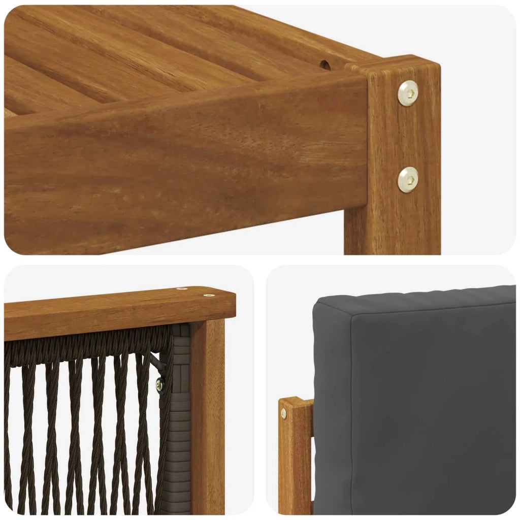 Set di divani da esterno 5 pz 3384683