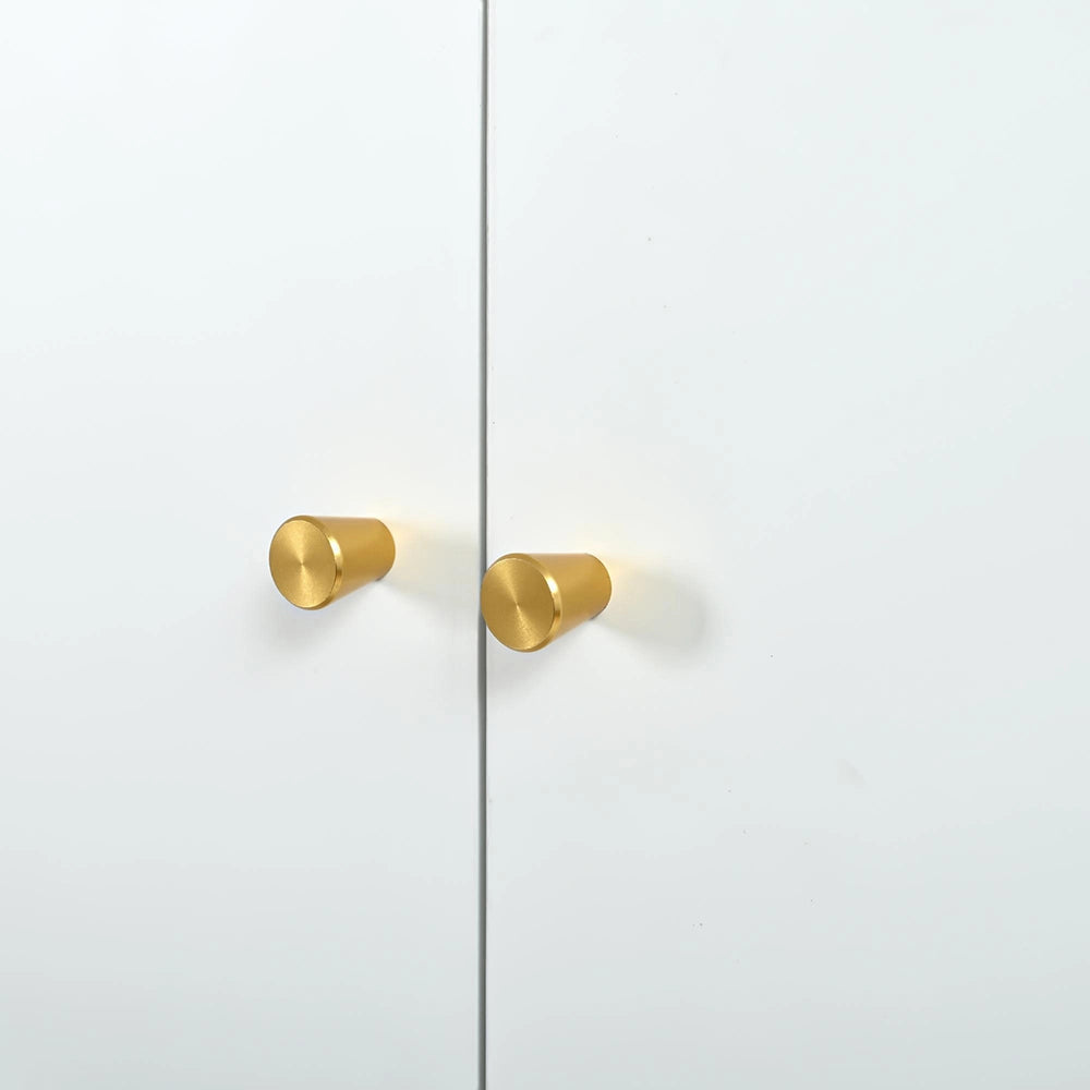 Armadio per ingresso compatto - Xylo - 105x185x40 cm - Bianco e nero - 2 ante, 6 scomparti, appendiabiti, cassetto