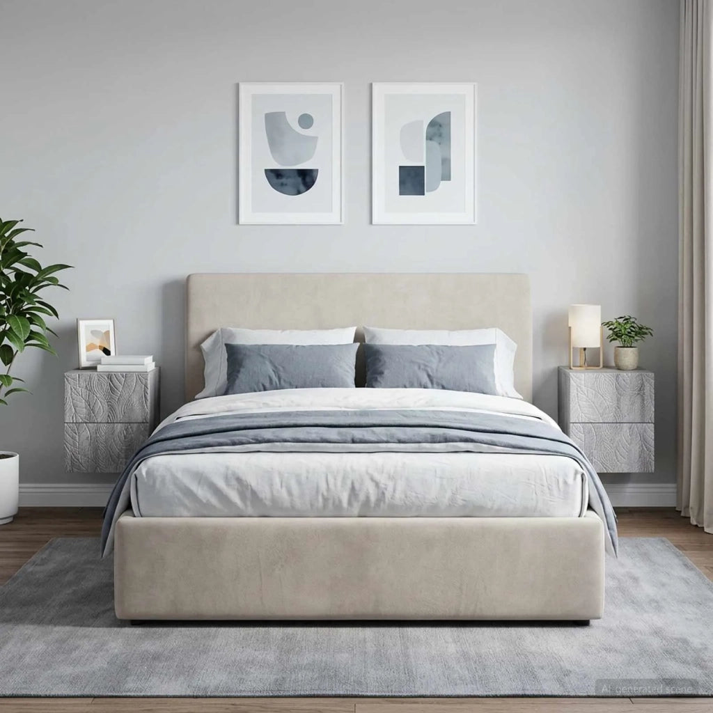 Mobiletto da notte a muro 2 pcs Sonoma grigio 34,5 x 33 x 40 cm 898818