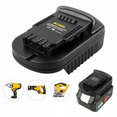 Adattatore Batteria Makita 18V a Dewalt 18V DW18ML – Compatibile con Utensili Dewalt 18V