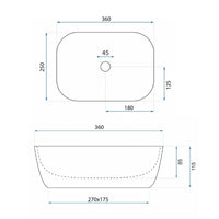 Lavabo Da Appoggio Rea Belinda Mini Travertine Matt