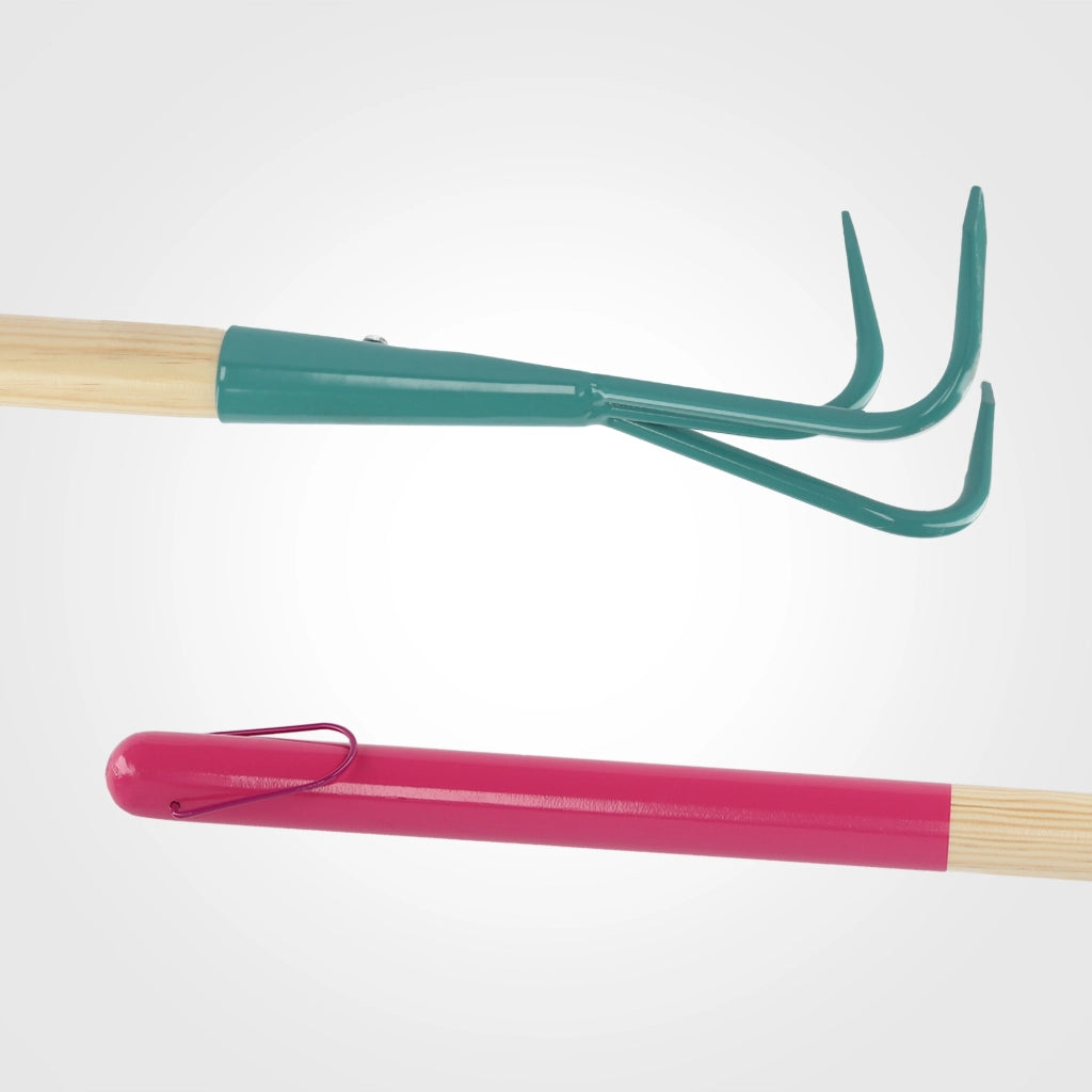 KADAX Coltivatore manuale per terreno, allentatore per giardino, 140 cm di terra, artigli robusti