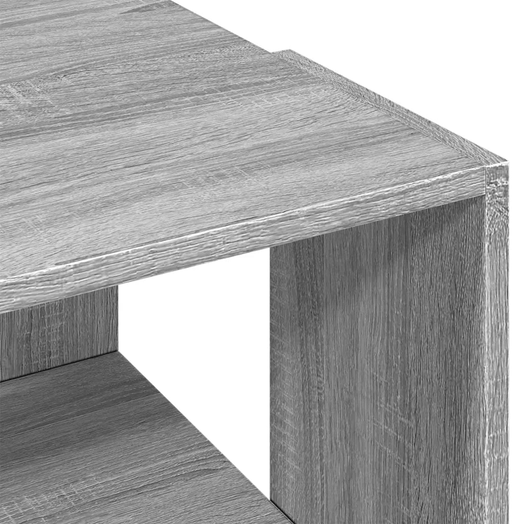 Tavolino Salotto Grigio Sonoma 89,5x48x30 cm Legno Multistrato 848155