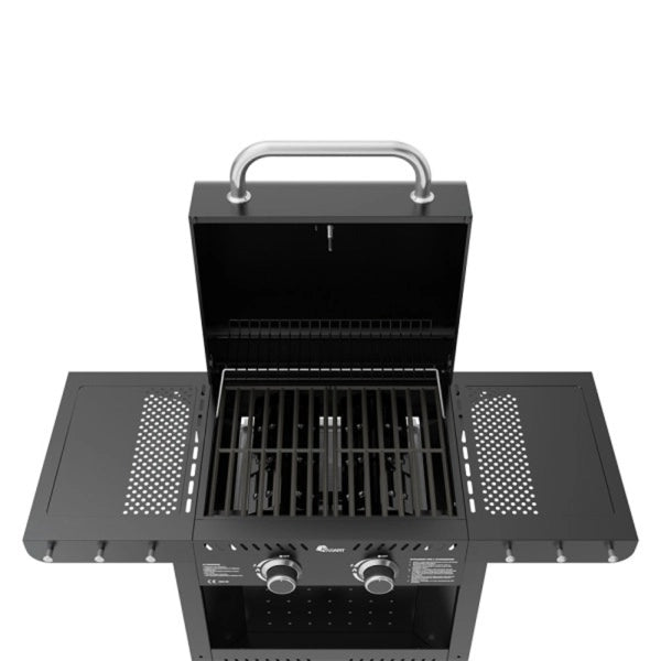 BARBECUE A GAS CARRELLATO 'KASAGRILL' mod. 4 fuochi -kW 2.5 x 4 - cm 124,7 x 102 x 55  - KASART