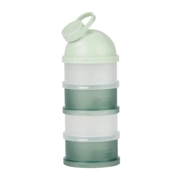 Babymoov Scatole dosatrici per latte in polvere Babydose - Beccuccio ergonomico - Prodotto in Francia, Verde