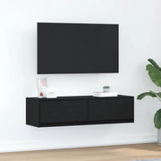 Mobile TV Rovere nero 100 x 31 x 25,5 cm Legno multistrato 861527