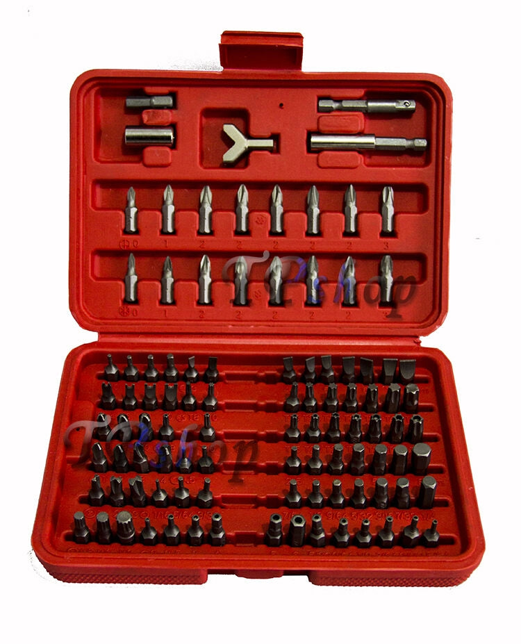 KIT 100 INSERTI  PER CACCIAVITE AVVITATORE A BATTERIA IN VALIGETTA