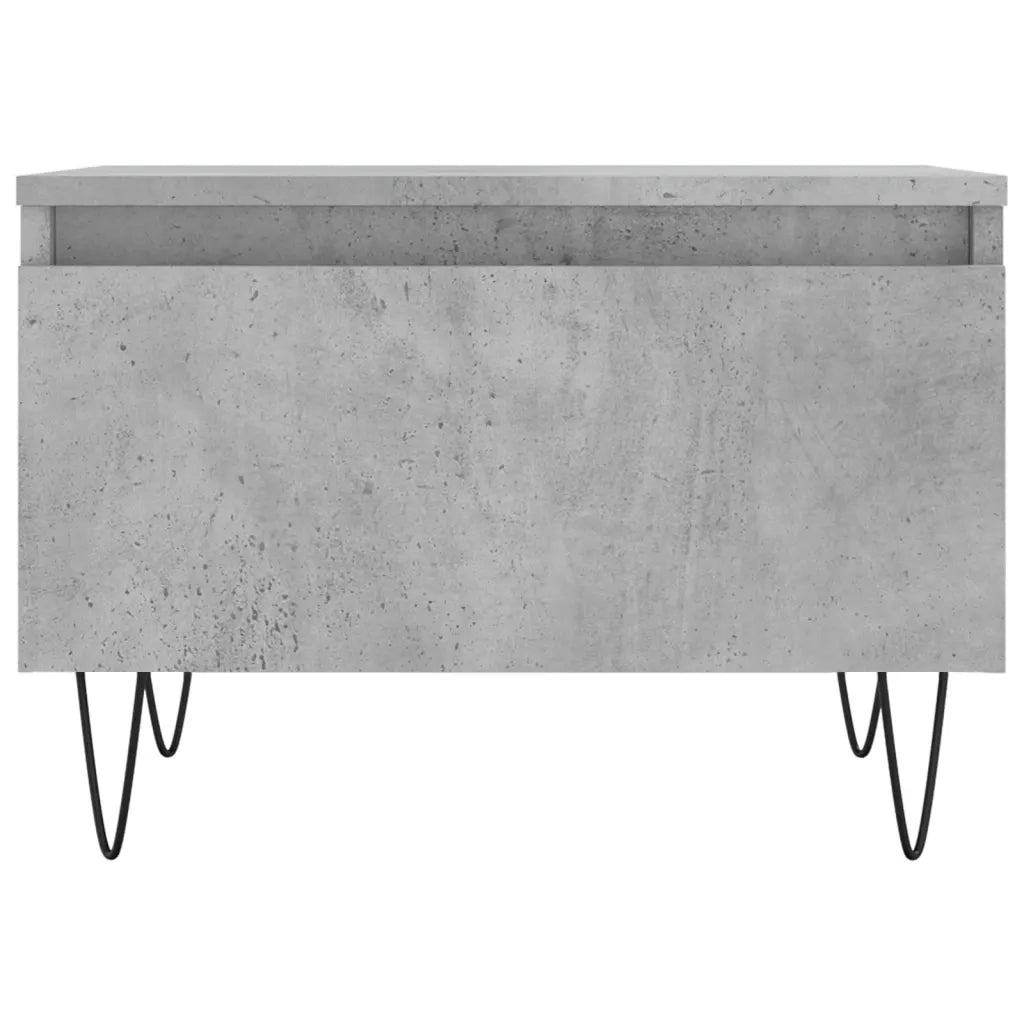 2 pz Tavolini salotto | Tavolino da caff¨¨ | Tavolino da Soggiorno Grigio Cemento 50x46x35 Legno Multistrato