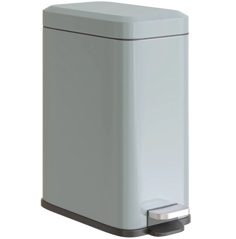 Pattumiera in metallo 5 L con pedale e contenitore interno