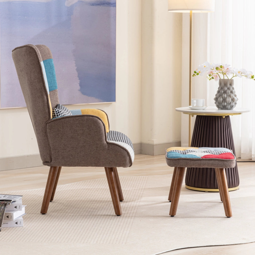 Poltrona Relax con Poggiapiedi, Schienale e Cuscino ¨C MINIMAL ¨C Soggiorno
