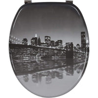 Wirquin 20719126 - sedile wc trendy line, motivo: ponte di brook