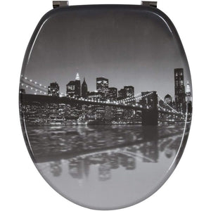 Wirquin 20719126 - sedile wc trendy line, motivo: ponte di brook