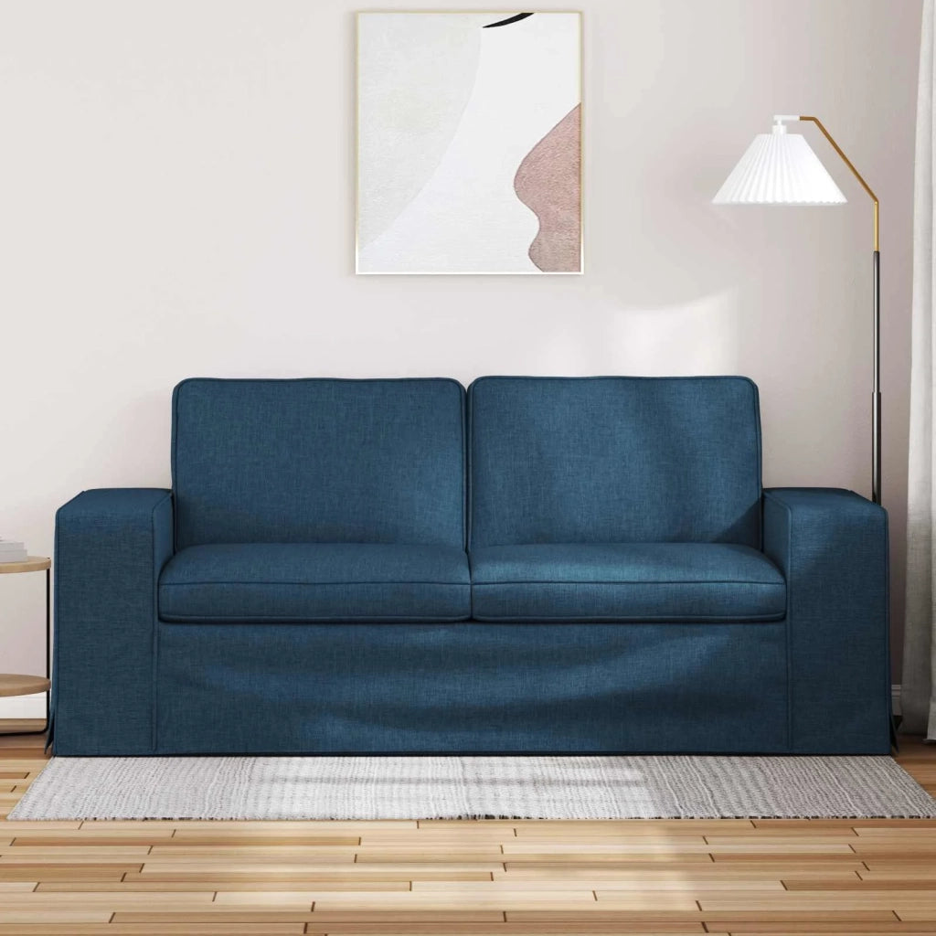 Divano | Divano da soggiorno | Sofa Blu 182 x 80 x 82 cm Tessuto