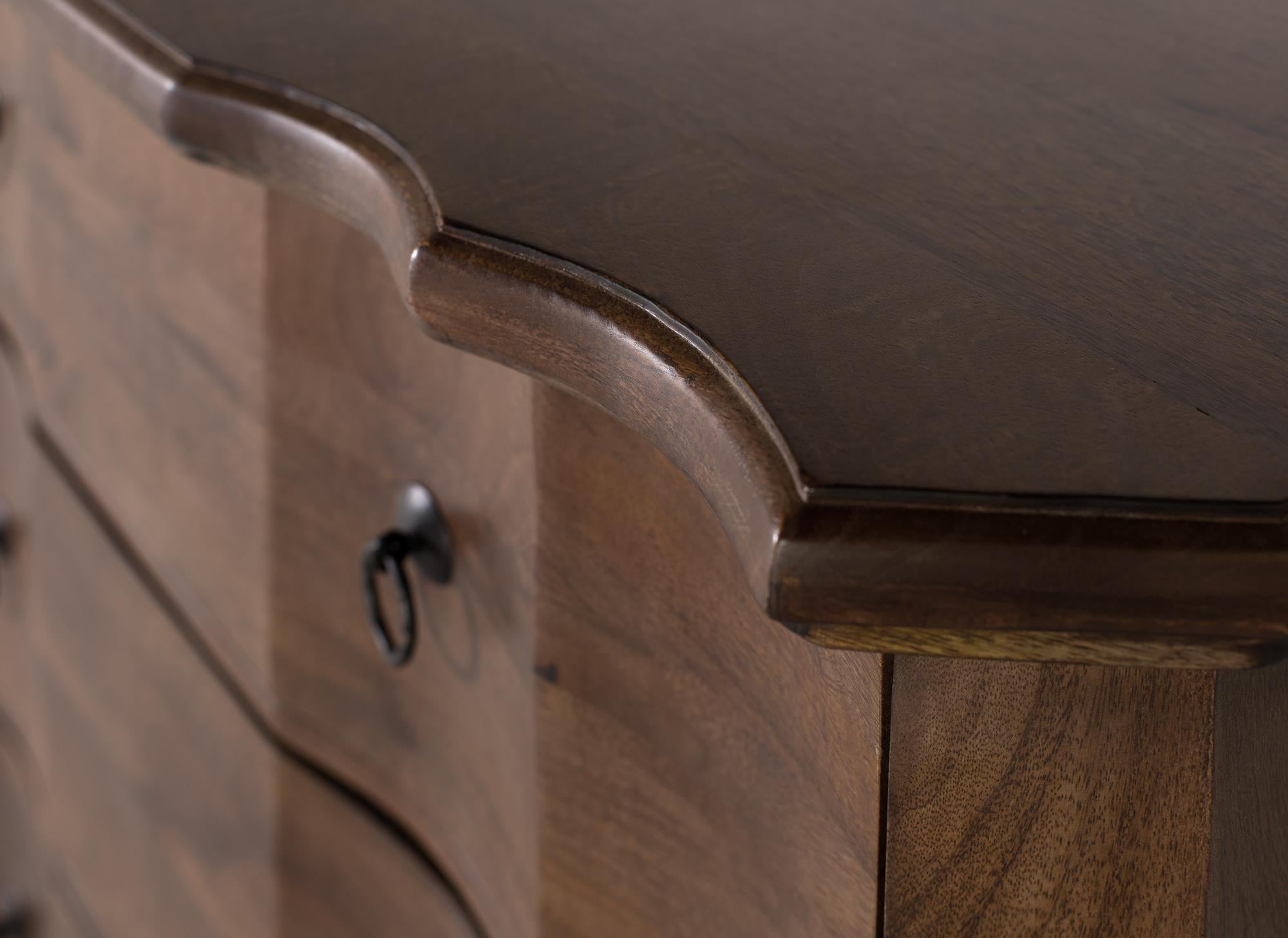 Cassettiera in massello di mango 