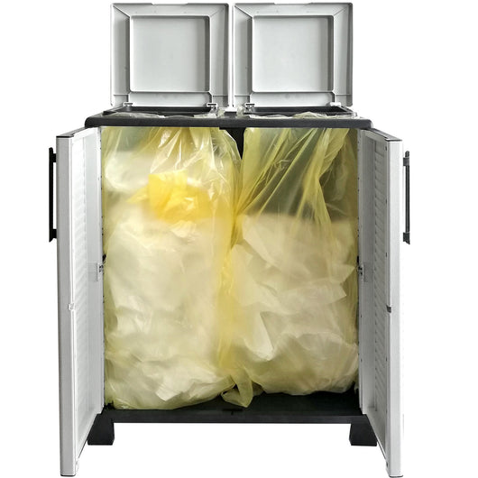 pattumiera 2 ante cm. 68x37x90h art plast cod:ferx.1670