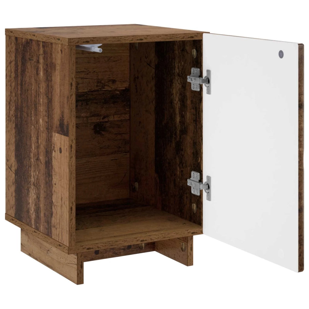 Armadio da Notte 2 pcs Legno antico 33,5 x 34,5 x 50 cm 8011420