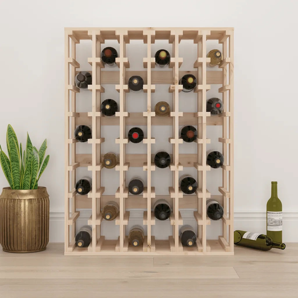 Portavini 70x33x94 cm in Legno Massello di Pino 822531