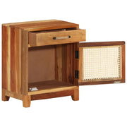 Comodino 40x30x50 cm in Legno Massello di Recupero 288094