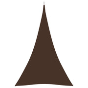 Parasole a vela | Telo Ombra | Vela da ombra Oxford Triangolare 4x5x5 m Marrone
