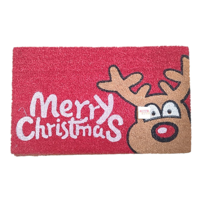 Zerbino Natalizio in Cocco 45x75 cm – Tema Festivo Antiscivolo