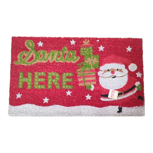 Zerbino Natalizio in Cocco 45x75 cm – Tema Festivo Antiscivolo