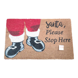 Zerbino Natalizio in Cocco 45x75 cm – Tema Festivo Antiscivolo
