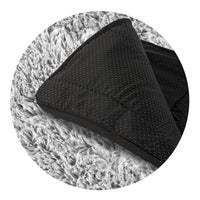 AIO FACTORY 100x70 cm Tappetino per cuccia per cani Shaggy Grigio chiaro Impermeabile