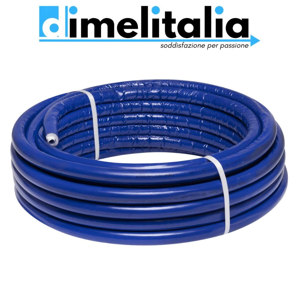 Tubo multistrato blu per impianti idrotermosanitari di alta qualità *** diametro 20 millimetri, lunghezza metri 10, ...