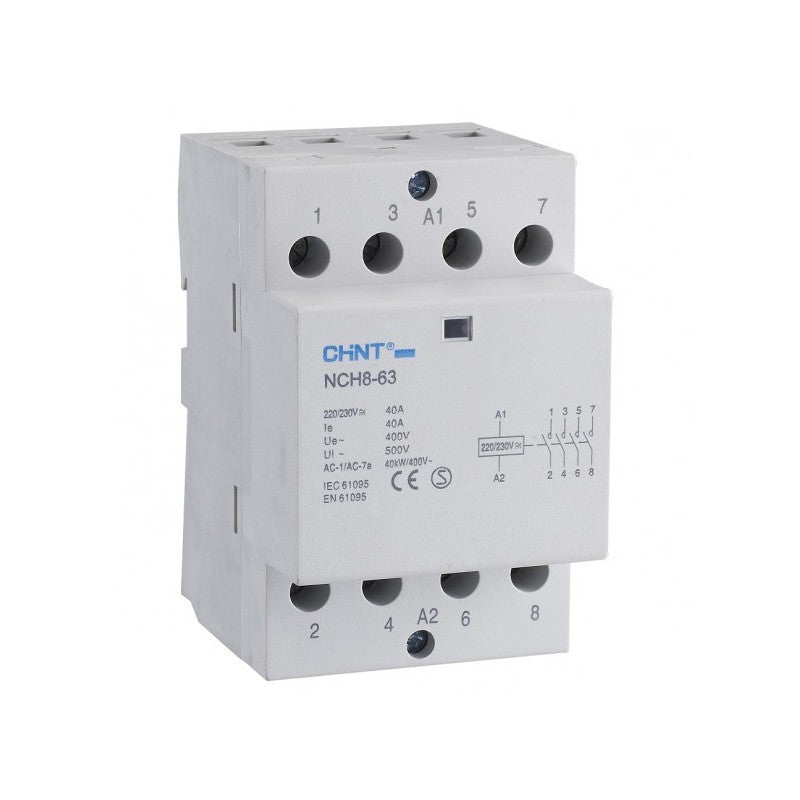Chint - Contattore modulare 40A 4NA 230VA - Chint 256099