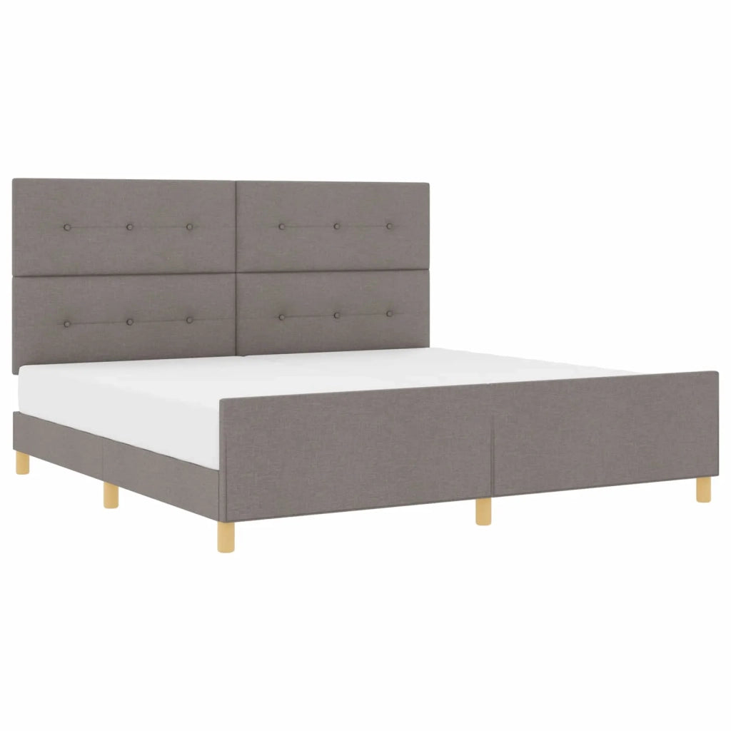 Struttura del letto con testiera Talpa 200 x 200 cm Tessuto