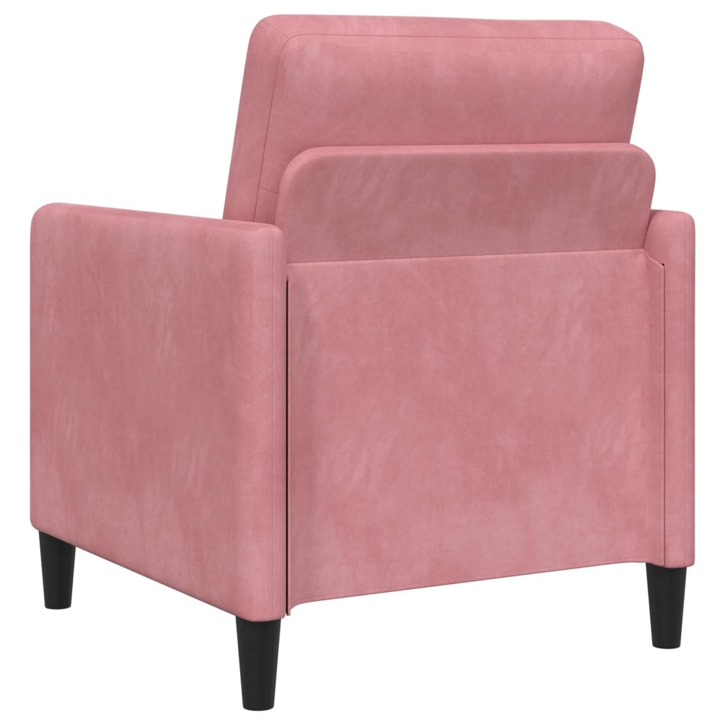 Set di Divani con Storage 2 pz Rosa Poliestere 3429222