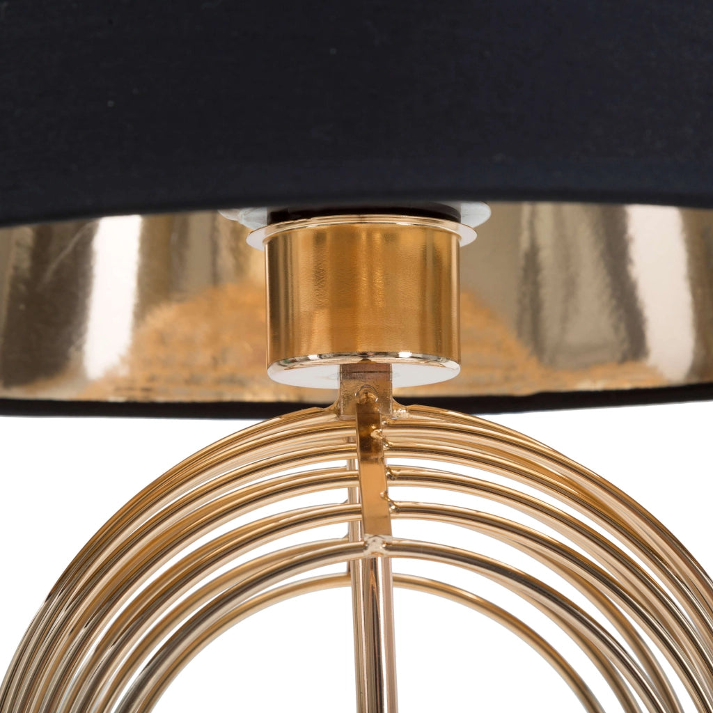 Savann, Lampada da Tavolo Necessaria 1 Lampadina, Nero