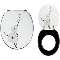 Sedile wc copriwater copri lunetta fiori giapponesi