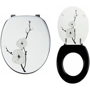 Sedile wc copriwater copri lunetta fiori giapponesi