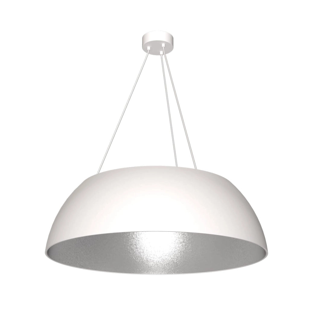 Lampadario Milagro Morgan MLP4477 3xE27 bianco argento metallo
