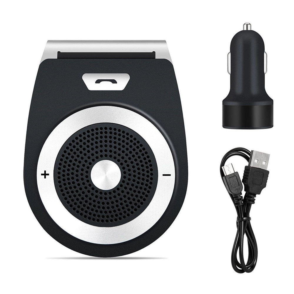 Trade Shop - Vivavoce Audio Per Auto Bluetooth 4.1 Per Chiamate Vocali Gps E Ascoltare Musica -