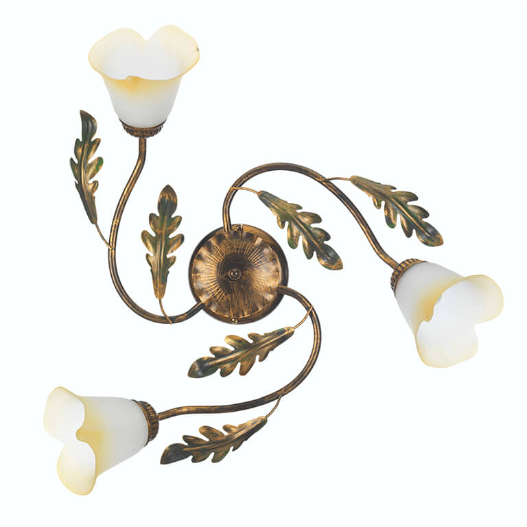 Plafoniera 3 luci Quercia