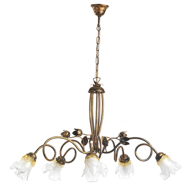 Lampadario 5 luci Arianna