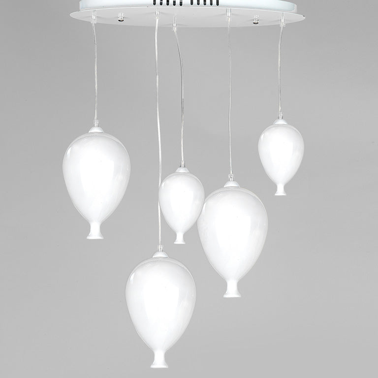 Sospensione Palloncini Bianco