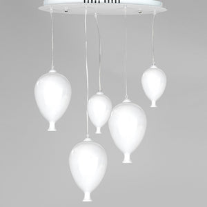Sospensione Palloncini Bianco