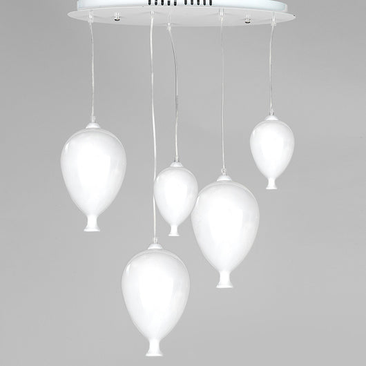 Sospensione Palloncini Bianco