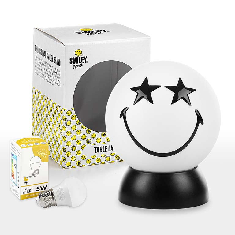 Lumetto Smiley STELLA bianco