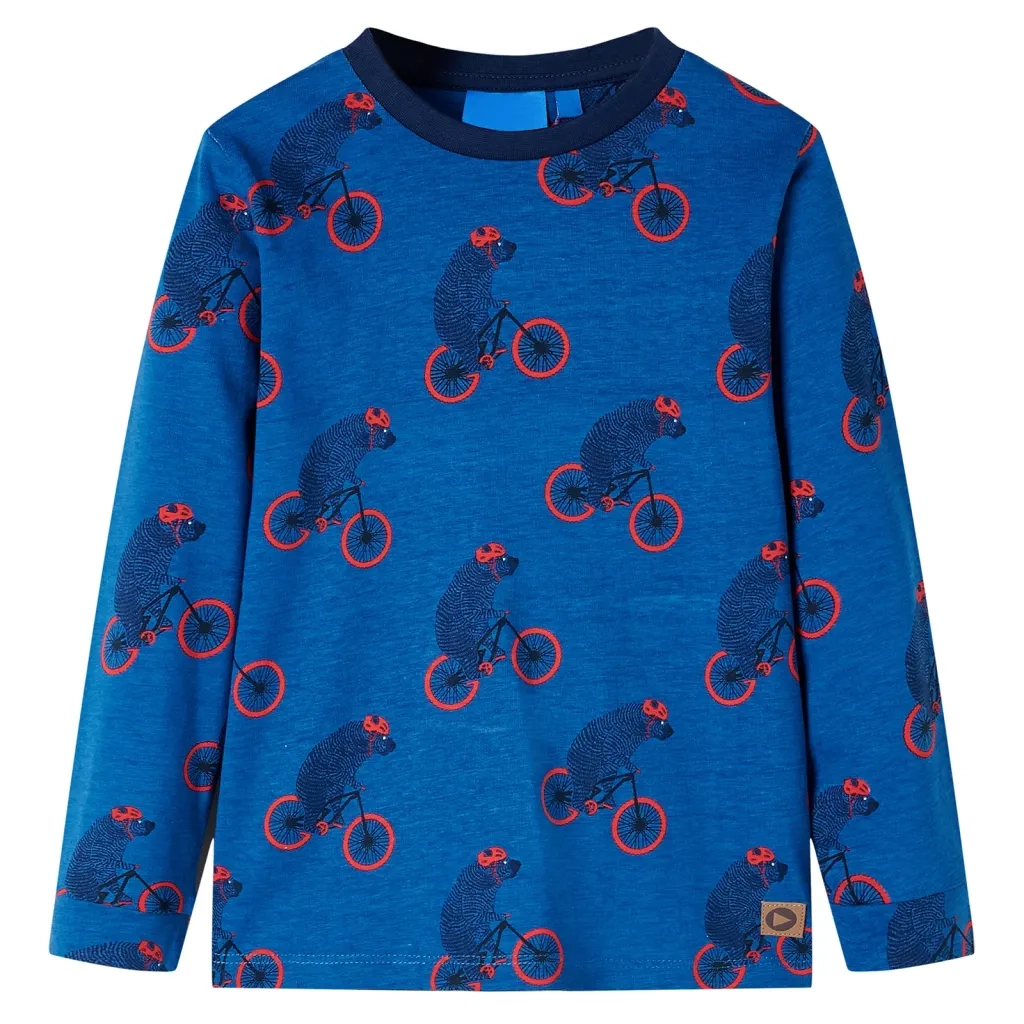 Pigiama per Bambini a Maniche Lunghe Petrolio 104 CFW1190170