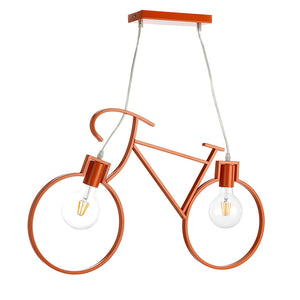 Lampadario Bike Arancione