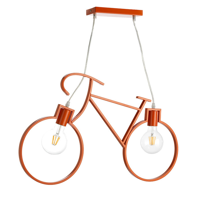 Lampadario Bike Arancione