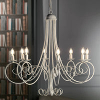 Lampadario 8 luci Pompei