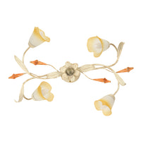 Plafoniera 4 luci Lucrezia Avorio