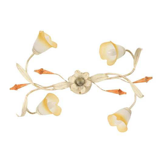 Plafoniera 4 luci Lucrezia Avorio